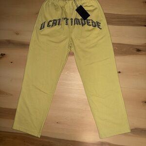 Men's Yellow Uuccii Sweatpants